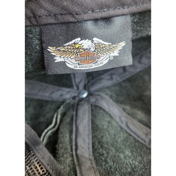 Harley-Davidson Motor Cycles Leather Hat Buckle Strap Adjustable Made In USA - Picture 6 of 6